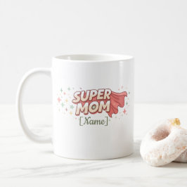Super Mama Comic personalisierte Tasse