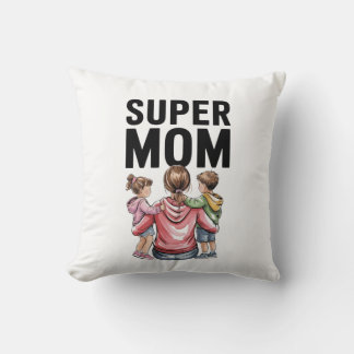 Super Mama Ehefrau Tired Kissen