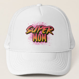 SUPER MAMA GRAFFITI-INSPIRIERT BASEBALL-GAP TRUCKERKAPPE