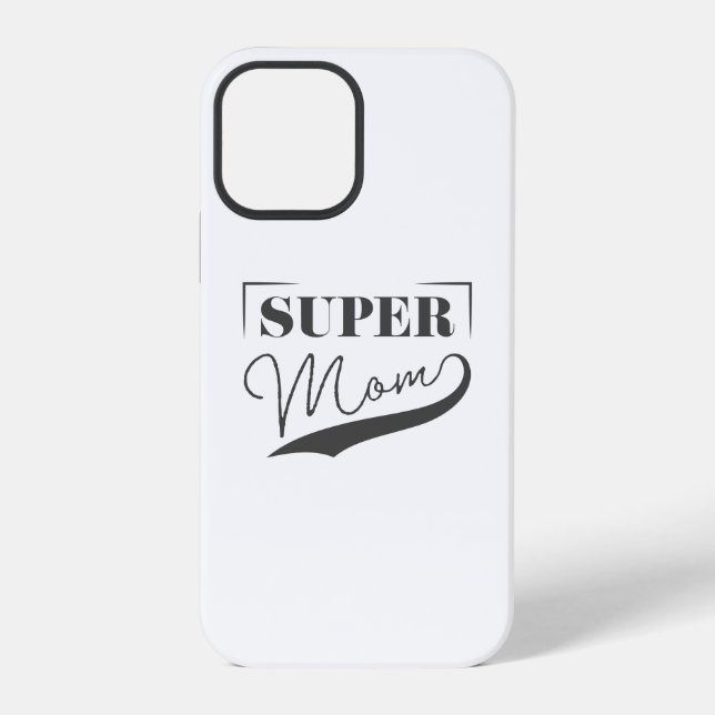 Super Mama iPhone Hülle (Rückseite)
