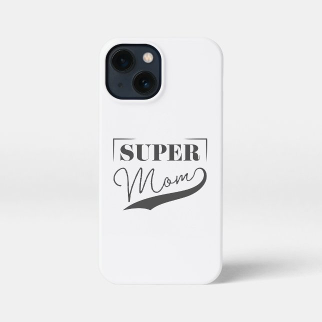 Super Mama iPhone Hülle (Rückseite)