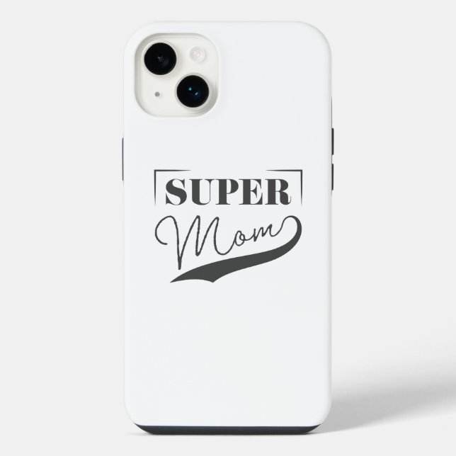 Super Mama iPhone Hülle (Rückseite)