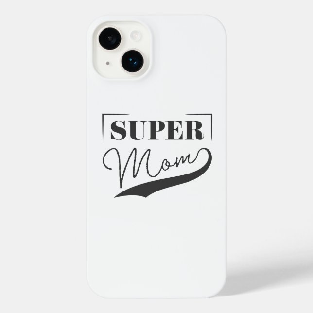 Super Mama iPhone Hülle (Rückseite)