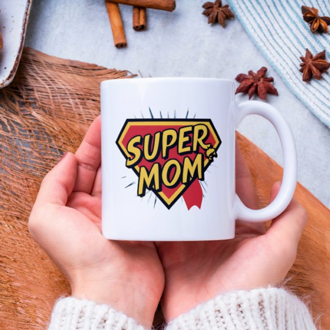 Super Mama Kaffeetasse (Von Creator hochgeladen)