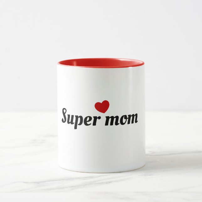 Super-Mama-Kaffeetasse | Kaffeetasse | Geschenk fü (Zentrum)