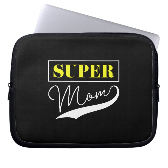 Super Mama Laptopschutzhülle (Vorderseite)