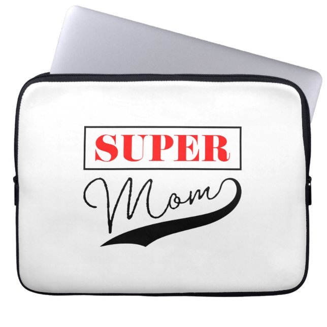Super Mama Laptopschutzhülle (Vorderseite)