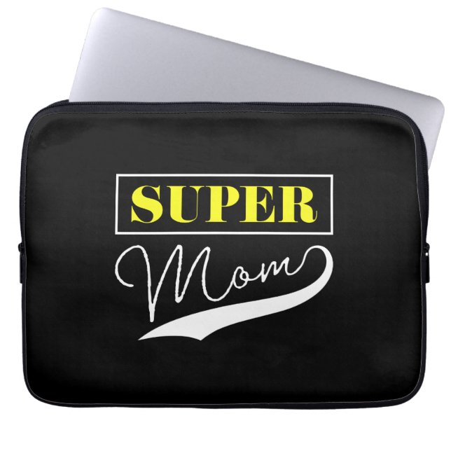 Super Mama Laptopschutzhülle (Vorderseite)