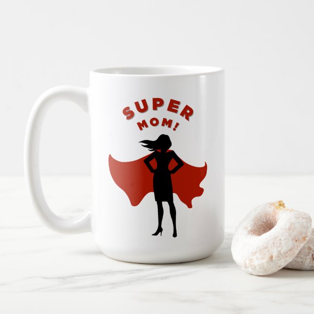 Super Mama! Mama Tasse (Mit Donut)
