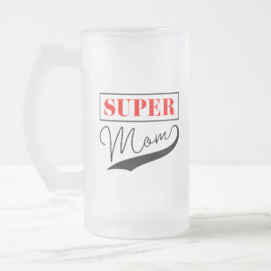 Super Mama Mattglas Bierglas