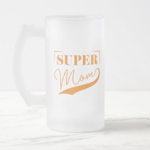 Super Mama Mattglas Bierglas