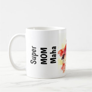 Super-Mama Mein Alltagsheld Wasserfarben-Personali Kaffeetasse