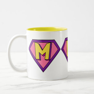 Super Mama Muttertag Zwei-Tonen-Kaffee-Tasse Zweifarbige Tasse