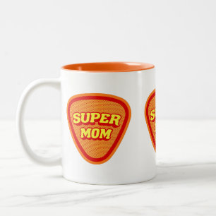 Super Mama Muttertag Zweifarben-Kaffeetasse Zweifarbige Tasse