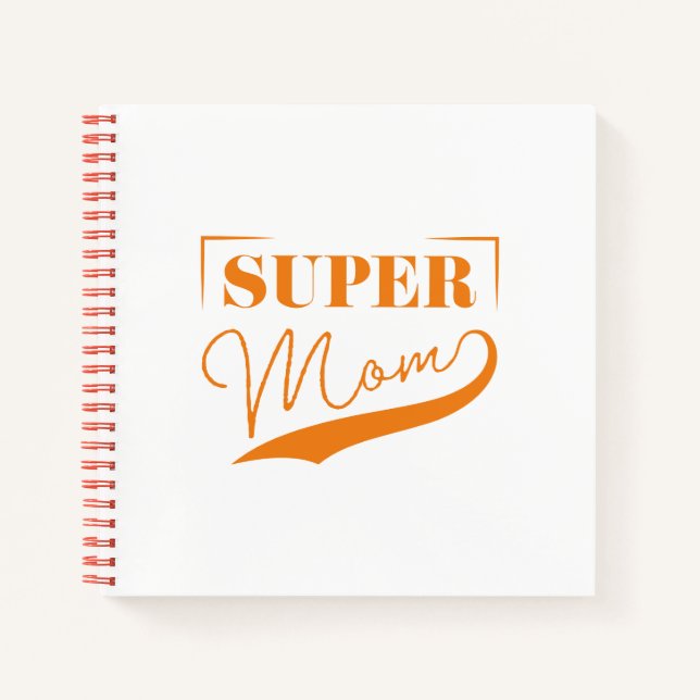 Super Mama Notizbuch (Vorderseite)