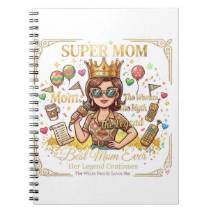 Super-Mama-Notizbuch Notizblock