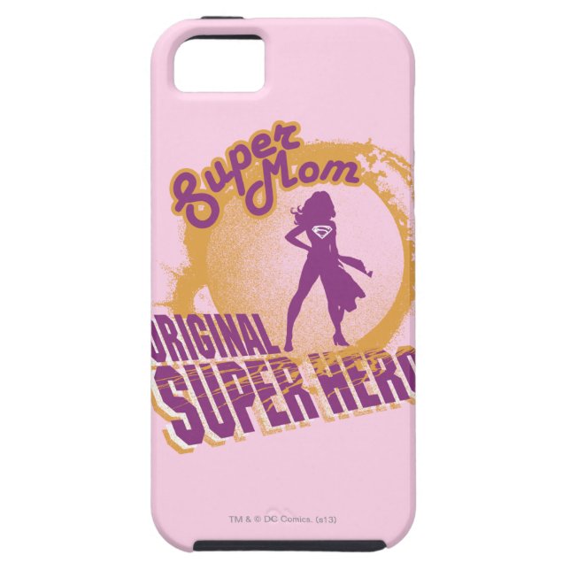 Super Mama Original Super Hero Case-Mate iPhone Hülle (Rückseite)