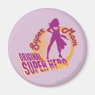 Super Mama Original Super Hero Magnet