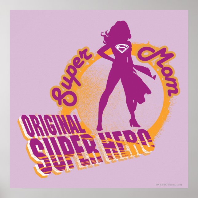 Super Mama Original Super Hero Poster (Vorne)