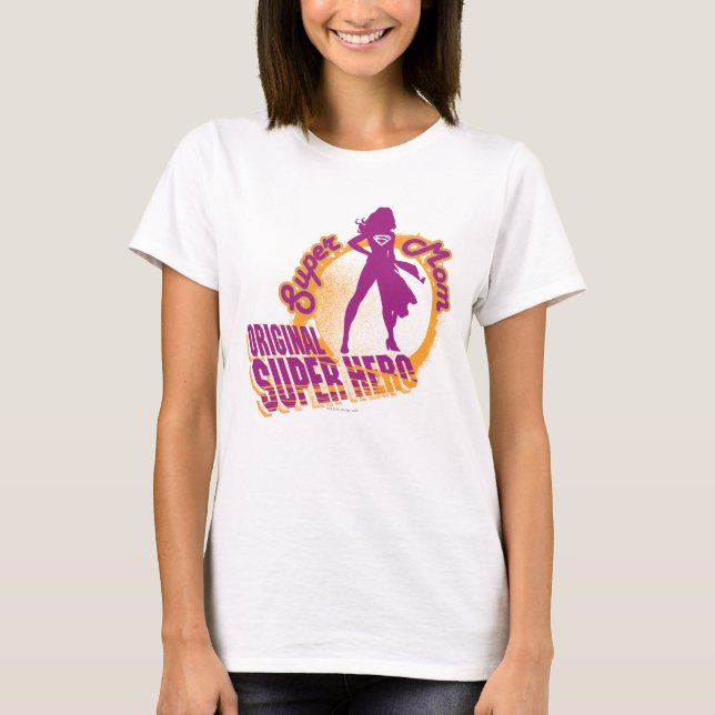 Super Mama Original Super Hero T-Shirt (Vorderseite)