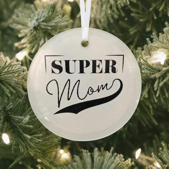 Super Mama Ornament Aus Glas (InSitu)