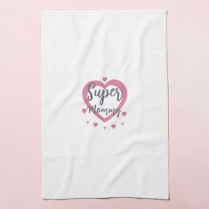 Super Mama Personalisiertes Bestes Mamma Geschenk Geschirrtuch