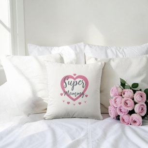 Super Mama Personalisiertes Bestes Muttigeschenk Kissen
