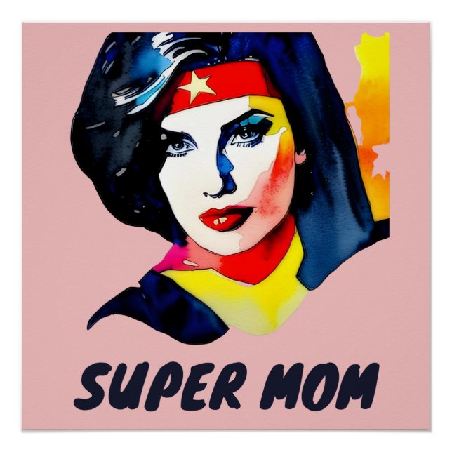 Super Mama Poster (Vorderseite)