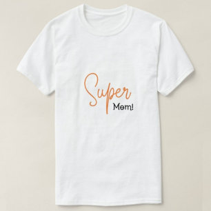 Super Mama Print Modern White Men Trikots T-Shirt