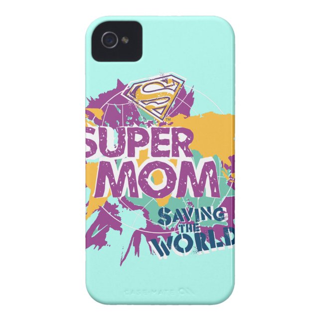 Super-Mama Rette die Welt Case-Mate iPhone Hülle (Rückseite)