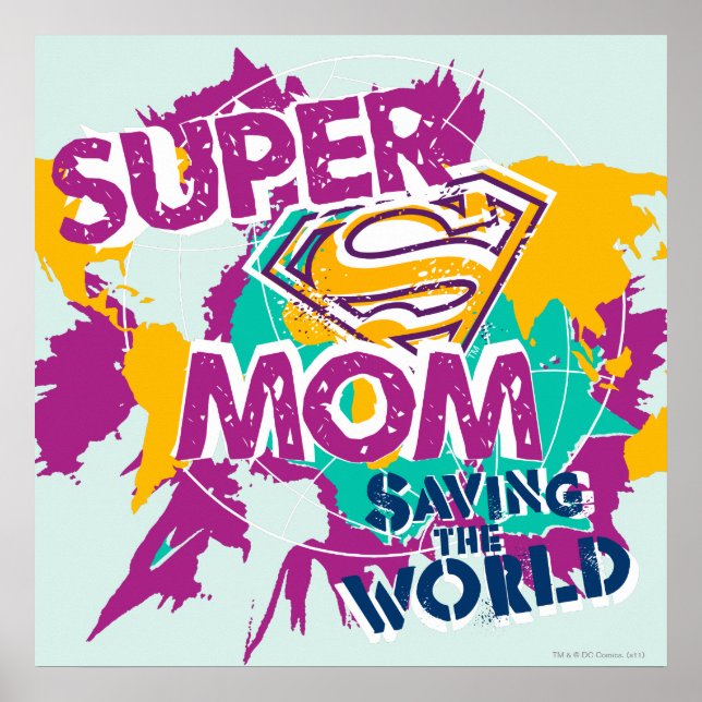Super-Mama Rette die Welt Poster (Vorne)