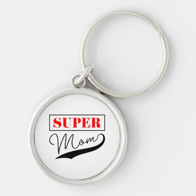 Super Mama Schlüsselanhänger (Vorne)