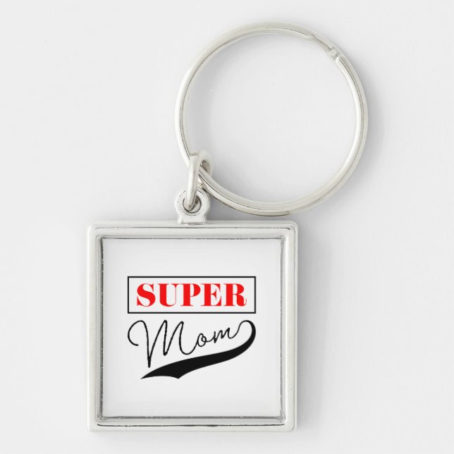 Super Mama Schlüsselanhänger (Vorne)