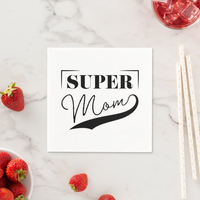 Super Mama Serviette (Beispiel)