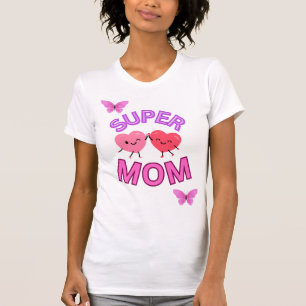 Super-Mama-T-Shirt - Geschenk zum Muttertag T-Shirt
