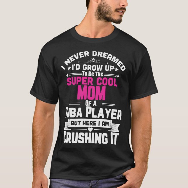 Super Mama Tuba Marching Band T-Shirt (Vorderseite)