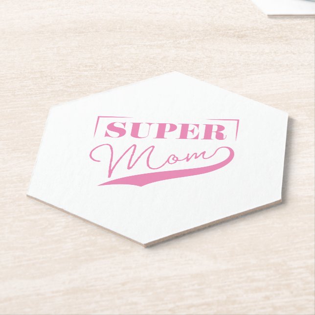 Super Mama Untersetzer (angewinkelt)