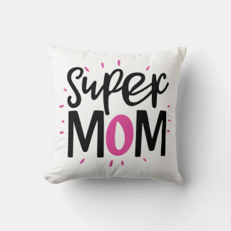 Super-Mama-Wurfkissen – Cozy Mutter-Geschenk Kissen