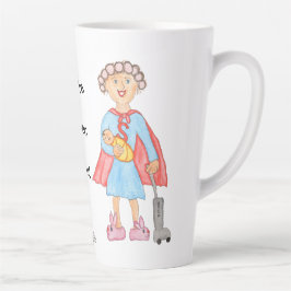 Super-Mama zum Muttertag Milchtasse