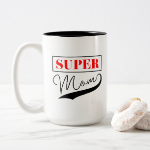 Super Mama Zweifarbige Tasse