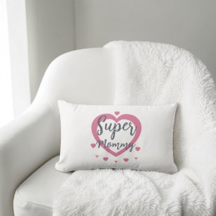 Super Mami Personalisiertes Bestes Mami-Geschenk L Lendenkissen