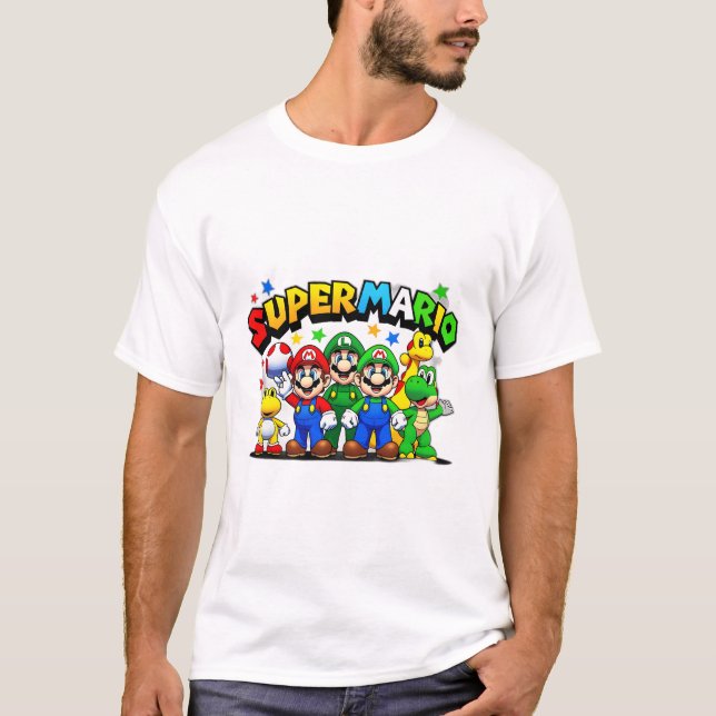 Super Mario Shirts - Coole T-Shirts für Kinder und (Vorderseite)