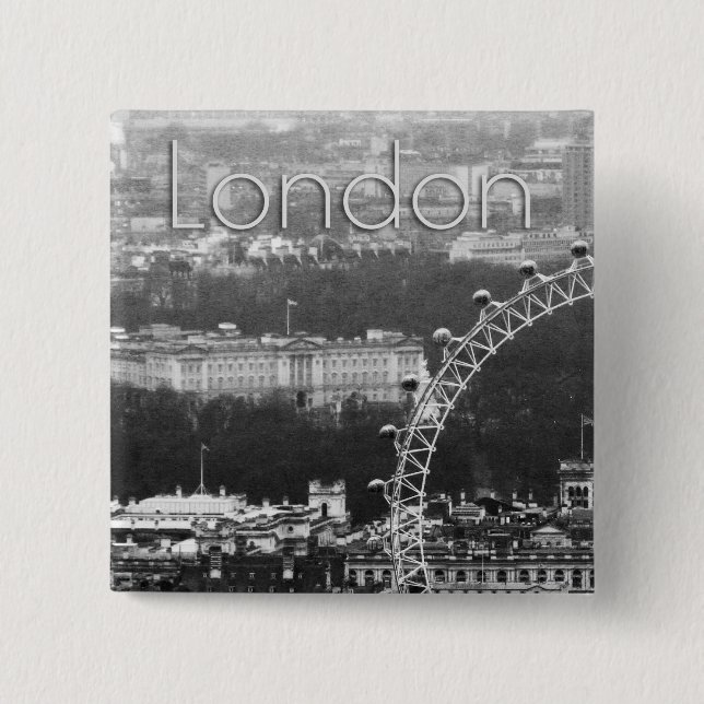 Super! Millennium Wheel London Button (Vorderseite)