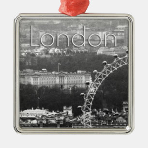 Super! Millennium Wheel" Silbernes Ornament