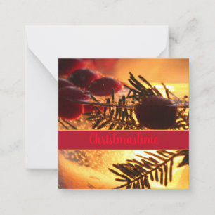 Super Mini Weihnachtskarte Mitteilungskarte