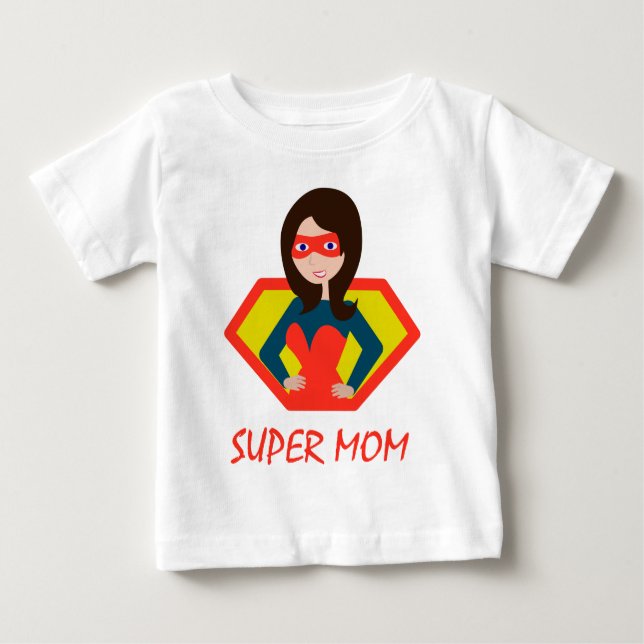 Super MOM Baby T-shirt (Vorderseite)