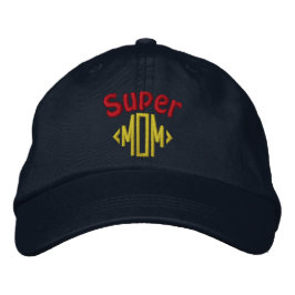 Super MOM Bestickte Baseballkappe