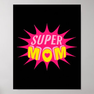 Super-Mom-Power-Comic-Stil Poster
