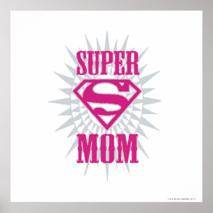 Super Mom Starburst Poster