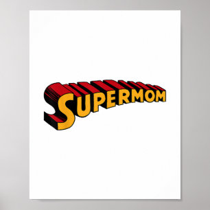 Super Mom Superhero Mama lustige Super Mama Poster
